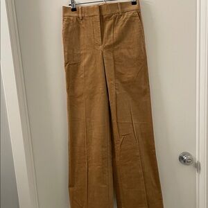 Ann Taylor Tan Corduroy wide leg Trousers. NWT!